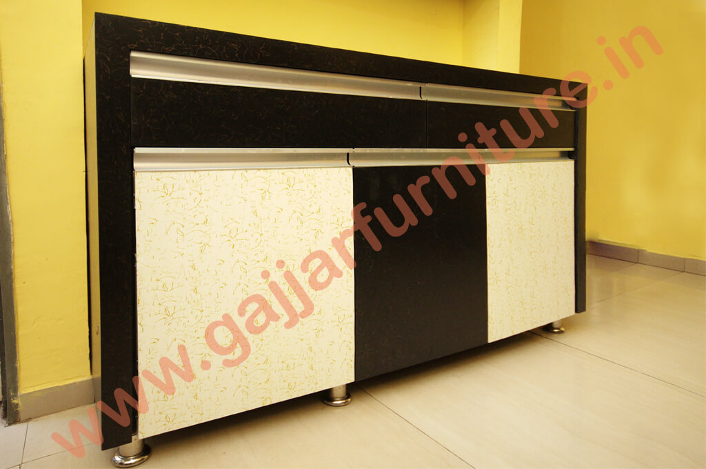 Modular Color Combination PVC Kitchen