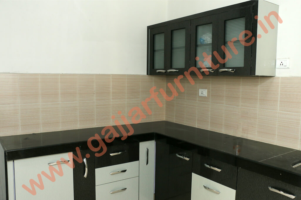 Modular Color Combination PVC Kitchen