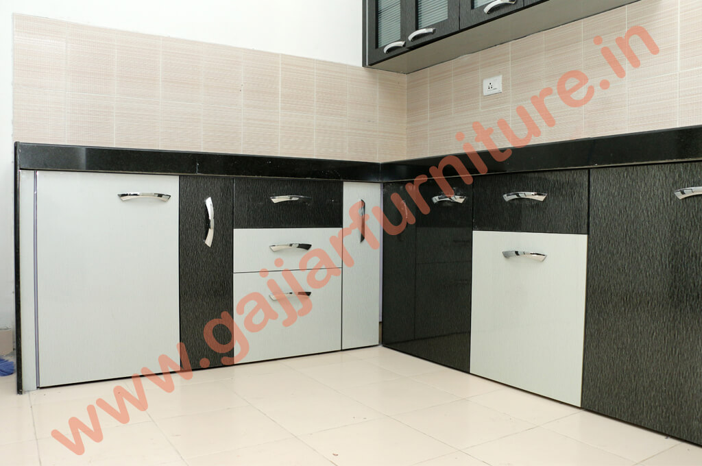 Modular Color Combination PVC Kitchen