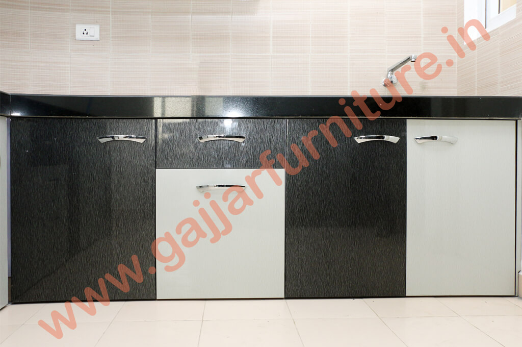 Modular Color Combination PVC Kitchen