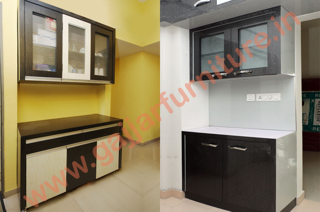 Modular Color Combination PVC Kitchen