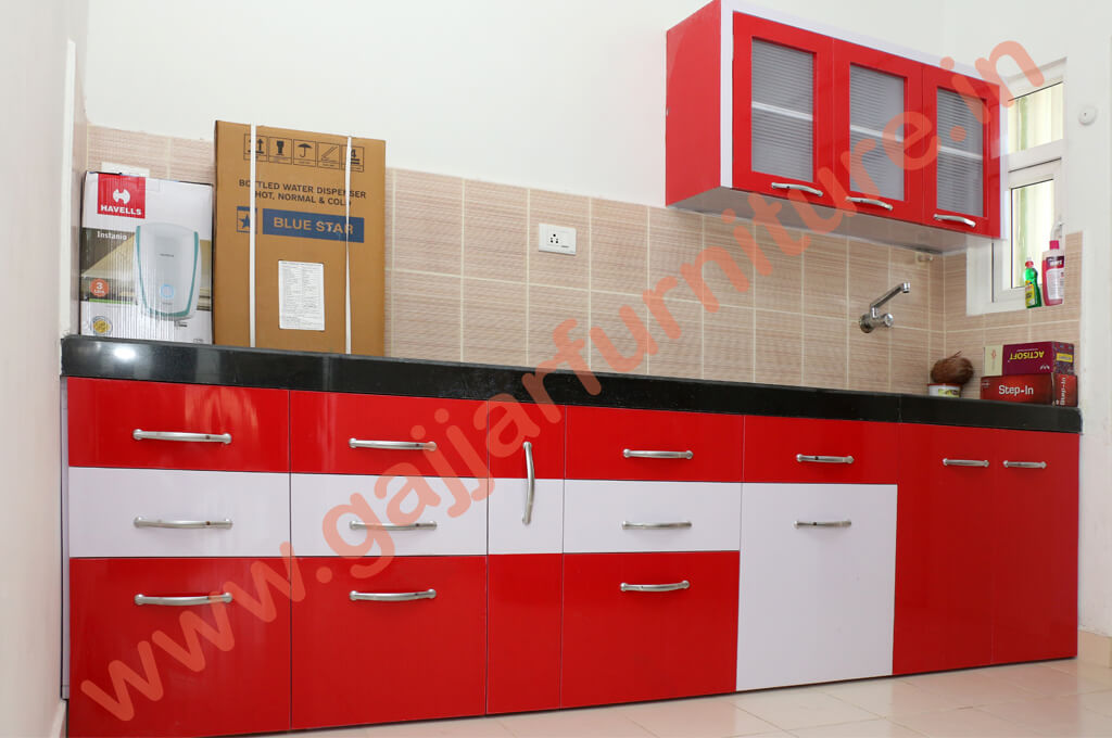 Modular Color Combination PVC Kitchen