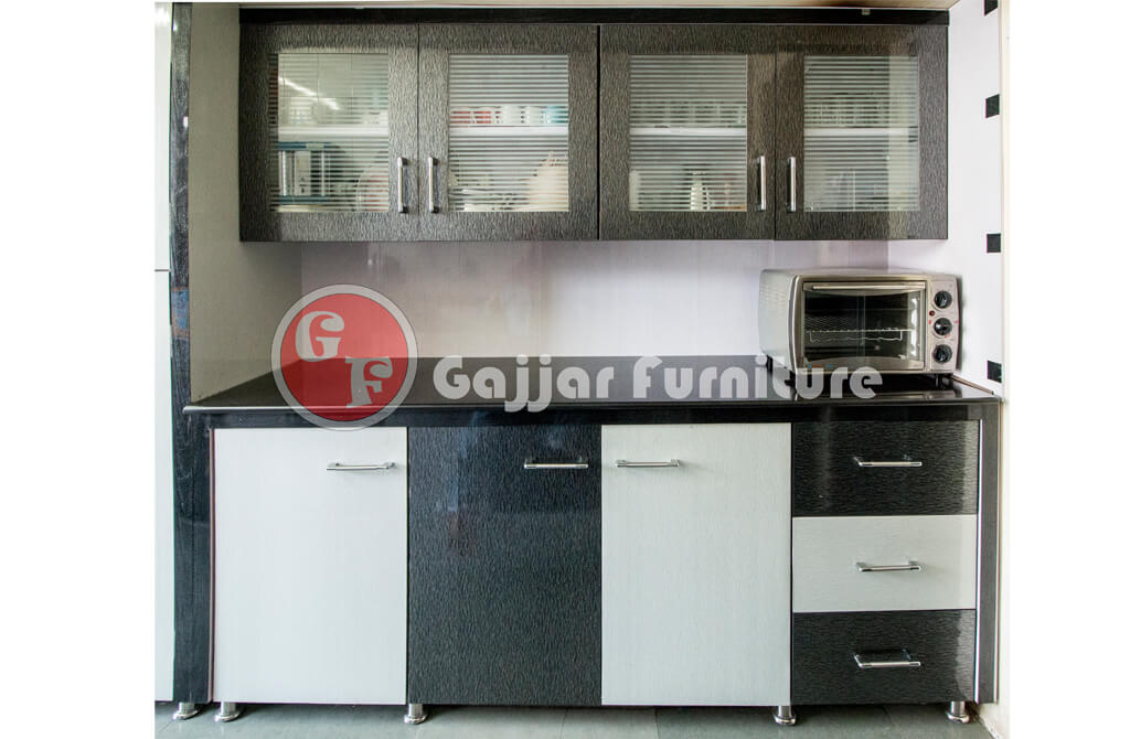 Modular Color Combination PVC Kitchen