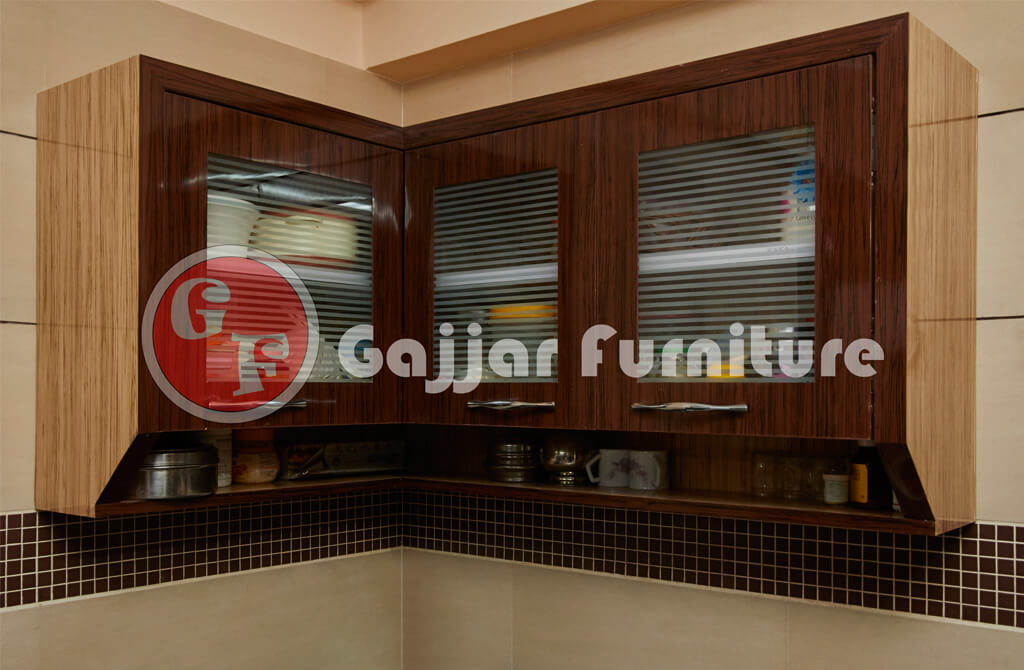 Modular Color Combination PVC Kitchen