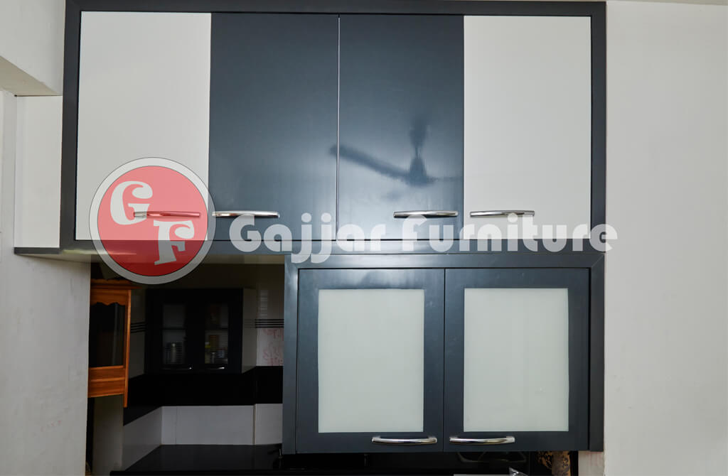 Modular Color Combination PVC Kitchen