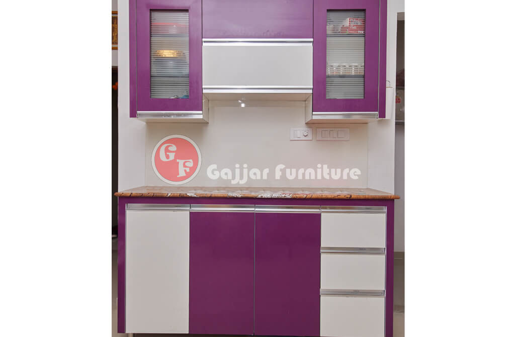 Modular Color Combination PVC Kitchen