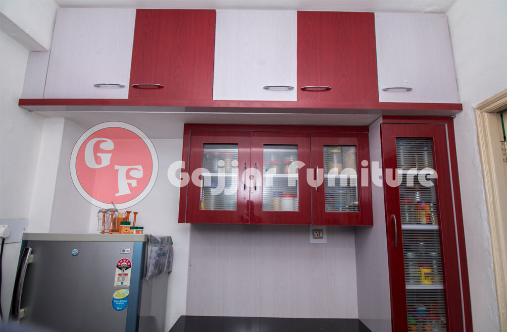 Modular Color Combination PVC Kitchen