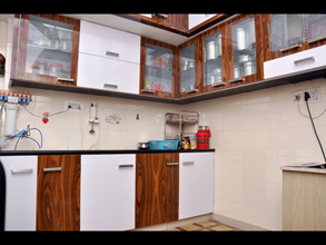 Modular Color Combination PVC Kitchen