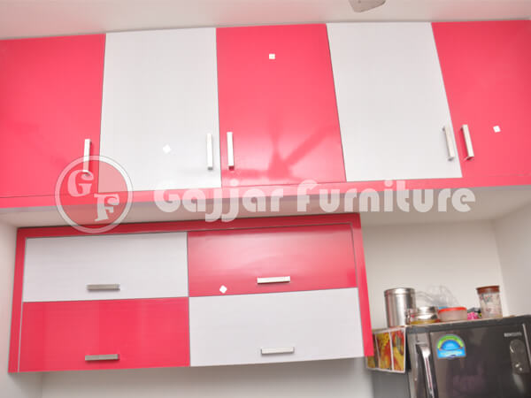 Modular Color Combination PVC Kitchen