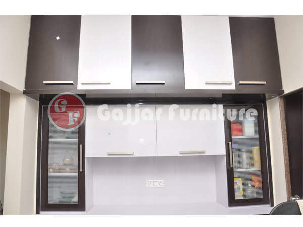 Modular Color Combination PVC Kitchen