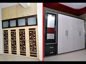 Modular PVC Wardrobe